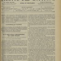 0723 - Page 725 - Sommaire / Abonnements de vacances / Sur un mode spécial d'empoisonnement par l'acide oxalique d'origine alimentaire et par réaction chimique ; par le Docteur Baroux...