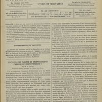 0731 - Page 733 - Sommaire / Abonnements de vacances / Note sur une variété de dégénérescence fibreuse du corps thyroïde ; par M. A. Ricard...