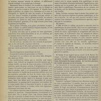 0734 - Page 736 - Séance de l'Académie de médecine. (2 juillet 1901). MM. Justin de Lisle et Louis Jullien : Recherches sur le microbe pathogène de la syphilis / M. Rendu : Affections bronchiques et broncho-pulmonaires d'origine nasale et consécutives à des suppurations chroniques des fosses nasales, de l'arrière-pharynx, de l'oreille moyenne ou de la bouche
