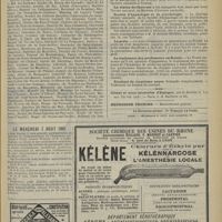 0777 - Page 779 - Chronique et nouvelles scientifiques. Guerre / La statue de Chevreul / Société d'hypnologie et de psychologie / La peste / Le traitement des professeurs en Russie / Étudiant de cinquième année