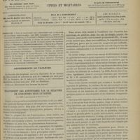 0787 - Page 789 - Sommaire / Abonnements de vacances / Traitement des anévrysmes par la gélatine en injections sous-cutanées ; par MM. Lancereaux et Paulesco