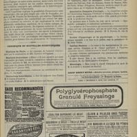 0821 - Page 823 - Séance de l'Académie de médecine. (23 juillet 1901) / Chronique et nouvelles scientifiques. Hôpitaux de Paris / Hôpitaux de province / Distinctions honorifiques / Association française d'urologie / Société d'hypnologie et de psychologie / Institut pasteur / Nécrologie