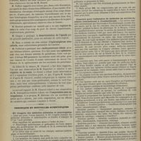 0832 - Page 834 - Séance de la Société de chirurgie. (24 juillet 1901). Tumeurs thyroïdiennes. M. Poncet / M. Potherat : Cholécystotomie idéale / Splénectomie / M. Chauvel : Rupture de la vessie / Chronique et nouvelles scientifiques. XIe Congrès des médecins aliénistes et neurologistes / Concours pour l'admission de médecins au service sanitaire international à Constantinople