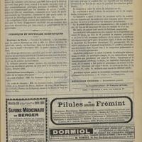 0865 - Page 867 - Revue bibliographique. Thérapeutique des maladies de l'oreille. Bibliothèque de thérapeutique médicale et chirurgicale, par MM. Lermoyez et Boulay / Chronique et nouvelles scientifiques. Hôpitaux de Paris / Distinctions honorifiques / Statistique