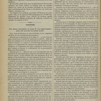 0894 - Page 896 - Médecine pratique. L'analgésie par les injections sous-arachnoïdiennes de quinine / Variétés. Une femme incomplète au point de vue physiologique peut-elle convoler en justes noces ?