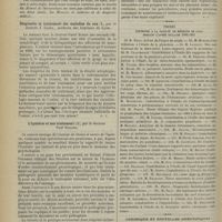 0896 - Page 898 - Revue bibliographique. Manuel de thérapeutique médicale, par les Docteurs Debove et Achard / Diagnostic et traitement des maladies du nez, par le Docteur J. Garel... / L'hystérie et son traitement, par le Docteur Paul Sollier / Atlas des maladies du nez, des sinus et du pharynx nasal, par M. P. H. Gerber / Thèses soutenues à la Faculté de médecine de Paris pendant l'année scolaire 1900-1901 / Chronique et nouvelles scientifiques. Distinctions honorifiques / Ambulance urbaine