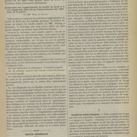 0903 - Page 905 - Communications diverses. Le séro-diagnostic des tuberculoses dites « chirurgicales ». Par MM. S. Arloing et P. Courmont / Recherches sur l'agglutination du bacille de Koch et le cyto-diagnostic dans 24 cas d'épanchements séro-fibrineux de la plèvre. Par MM. Widal et Ravaut / Revue générale. Sanatoria. Par M. A. Sallard... I / II. Conditions météorologiques