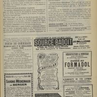 0909 - Page 911 - Chronique et nouvelles scientifiques. Statistique / Le four crématoire à l'École de médecine / La lutte contre l'alcoolisme