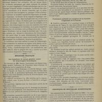 0915 - Page 917 - De l'ictère acholurique hémorragipare ; d'après M. A. Vareillaud / Médecine pratique. Les injections de sérum gélatiné contre les hémorragies bronchiques / Traitement palliatif non sanglant de la luxation congénitale de la hanche / Chronique et nouvelles scientifiques. Les manoeuvres du service de santé en 1901