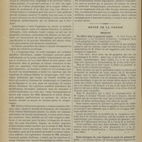 0922 - Page 924 - Le traitement des cancers ; d'après M. L. Lambert / Revue de la presse. Médecine. Du délire dans la gangrène sénile. (Une brochure, Steinheil, Paris 1901) / Corps étrangers du tube digestif et purée de pommes de terre