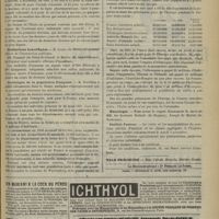 0925 - Page 927 - Chronique et nouvelles scientifiques. Marine / École du service de santé de la marine / Distinctions honorifiques / Statistique de la population française / Nécrologie / Institut Pasteur