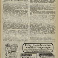 0937 - Page 939 - Chronique et nouvelles scientifiques. Distinctions honorifiques / Statistique / Ier Congrès égyptien de médecine