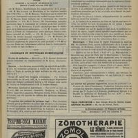 0945 - Page 947 - Revue des thèses. Le massage thérapeutique de l'abdomen, sa technique, ses indications, par le Docteur Salignat / Thèses soutenues à la Faculté de médecine de Paris pendant l'année scolaire 1900-1901 / Chronique et nouvelles scientifiques. Écoles de médecine / Guerre / Corps de santé des troupes coloniales / Protection des enfants du premier âge / Nécrologie / Chemins de fer de Paris à Lyon et à la Méditerranée