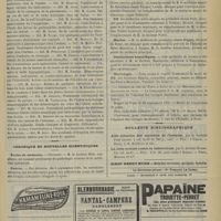 0981 - Page 983 - Thèses soutenues à la Faculté de médecine de Paris pendant l'année scolaire 1900-1901 / Chronique et nouvelles scientifiques. Écoles de médecine / Guerre / Marine / Distinctions honorifiques / Nécrologie / Chemins de fer de Paris à Lyon et à la Méditerranée / Bulletin Bibliographique