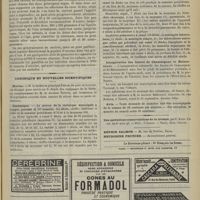 0993 - Page 995 - Pratique médicale. Les indications du tannate d'orexine. M. Laumonnier / Chronique et nouvelles scientifiques. Marine / Statistique / Inauguration des bustes de Chassaignac et Maisonneuve / Avis