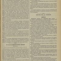 1005 - Page 1007 - Deux cas de kystes hydatiques du foie traités par la méthode de Delbet. Remarques sur le frémissement hydatique ; par MM. H. Caubet et H. Judet... / Un cas de menstruation précoce ; par M. Lop / Revue de la presse. Médecine. Recherche pratique de l'albumine dans l'urine
