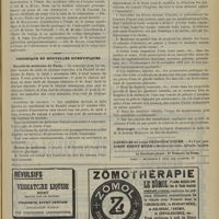 1009 - Page 1011 - Thèses soutenues à la Faculté de médecine de Paris pendant l'année scolaire 1900-1901 / Chronique et nouvelles scientifiques. Faculté de médecine de Paris / Écoles de médecine / Distinctions honorifiques / Les moustiques / Nécrologie