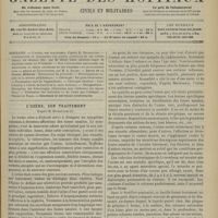 1031 - Page 1033 - Sommaire / L'ozène , son traitement ; d'après M. Bouroullec