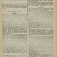 1035 - Page 1037 - Sur l'apparition simultanée des moustiques du genre anophèles et des premiers cas de paludisme dans la région de Constantine. (Note de M. A. Billet, présentée par M. A. Laveran à l'Académie des sciences) / Revue de la presse. Médecine. Tuberculose du péricarde. (Amer. Journ. of Med. Sc. , juillet 1901) / Développement rapide de la névrite diphtérique. (Soc. de pédiat. de Moscou, 21 mars 1901) / Chirurgie. Du genu recurvatum. (Wratch, 1901, n° 19) / Terminaison rare de l'appendicite