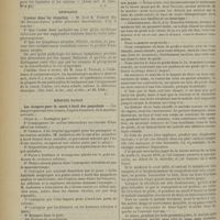 1064 - Page 1066 - Revue de la presse. Chirurgie. Quelques expériences physiologiques sur l'eau oxygénée. (Année méd. de Caen, 10 s pt) / Rhinologie. L'ozène dans les sinusites. (Rev. hebd. de lar. , otol. et rhin. , n° 38, 1901) / Médecine navale. Les dangers pour la santé à bord des paquebots. (Arch. de méd. navale, juillet 1901) / Médecine tropicale. Le bain de pied à la créole dans le traitement de la fièvre jaune. (Arch. de méd. navale, 1900, n° 10) / Médecine légale. Les actes testamentaires des paralytiques généraux