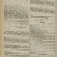 1092 - Page 1094 - Pseudarthrose du fémur post-traumatique chez un enfant de quatorze ans. Emboitement du bout inférieur dans le canal médullaire du bout supérieur et suture métallique, guérison ; par M. Mauclaire... / Séance de l'Académie de médecine. (1er octobre 1901). M. Pouchet : La dissémination et la localisation de l'antimoine dans l'organisme / Revue de la presse. Obstétrique. De la valeur du sérum de Marmorek dans l'infection puerpérale. (Ann. de la Soc. d'obst. de France, 1901) / Médecine infantile. Un père cocaïnomane engendrant des enfants idiots