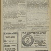 1185 - Page 1187 - Revue de la presse. Hygiène. Prophylaxie et traitement des piqûres de moustiques. (Arch. de parasitologie, t. IV, p. 2, 1901) / Notes de thérapeutique / Chronique et nouvelles scientifiques. Hôpitaux de province
