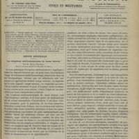1187 - Page 1189 - Sommaire / Revue générale. Les éruptions médicamenteuses de cause interne. Par M. Henry Bernard... I. Étiologie