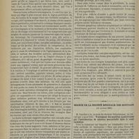 1200 - Page 1202 - Gros kyste hydatique suppuré du cou ; par M. Léon Thévenot... / Séance de la Société médicale des hôpitaux (18 octobre 1901). M. Gaucher, au nom du Docteur Schachamann : Traitement des myélites syphilitiques par l’introduction de solution mercurielle dans le canal rachidien