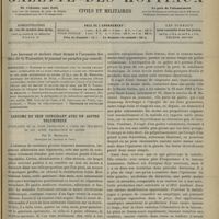 1207 - Page 1209 - Sommaire / Sarcome du sein coïncidant avec un goitre volumineux. Autoplastie de la plaie thoracique à l’aide des téguments du cou après extirpation du goitre ; par H. Morestin...