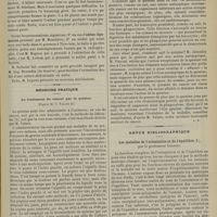 1223 - Page 1225 - Séance de la Société de chirurgie (30 octobre 1901). M. Lejars : Oesophagotomie externe, par M. Sébileau / M. Mauclaire : Adéno-lipomatose / Médecine pratique. Le traitement du cancer par la quinine. D'après M. C. Valatx / Revue bibliographique. Les maladies de l’orientation et de l’équilibre, par le Professeur Grasset. [R. Cestan]