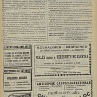 1225 - Page 1227 - Chronique et nouvelles scientifiques. Statistique / La lutte contre la tuberculose / Les sensations d'un électrocuté / Hôpital des Enfants-Malades / Enseignement de la médecine légale psychiatrique