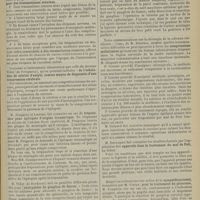 1231 - Page 1233 - XIVe Congrès de l’association française de chirurgie. Chirurgie du crâne. M. Bousquet : Intervention chirurgicale pour des traumatismes craniens / Docteur Vidal... : De l'inhalation de nitrite d'amyle, comme moyen de diagnostic d'une compression cérébrale / M. Peugniez... : Trépanation pur épilepsie d'origine traumatique / M. Villar... : Extirpation du ganglion de Gasser / M. Delorme : Compressions médullaires / M. Ducroquet : Appareils dans le traitement du mal de Pott / Sympathicectomie, par M. Cestan, pour le traitement du glaucome