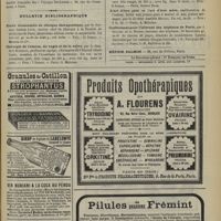 1261 - Page 1263 - Chronique et nouvelles scientifiques. Nécrologie / Bulletin bibliographique