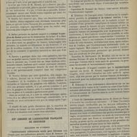 1271 - Page 1273 - Séance de la Société de chirurgie (13 novembre 1901). M. Bazy : Fistule vésico-vaginale / M. Delbet : Réséqué le ganglion de Gasser / XIVe Congrès de l’association française de chirurgie. Maladie de l’utérus. Hystérectomie abdominale totale pour fibromes : M. Demons / M. Chénieux : Grossesse et de tumeur utérine / M. Montprofit : Myomectomie / Inversion utérine, M. Gross / M. Legueu : Prolapsus utérin