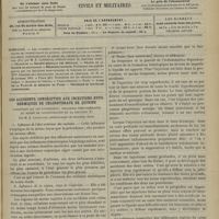1275 - Page 1277 - Sommaire / Les accidents consécutifs aux injections hypodermiques de chlorhydrate de quinine. Conditions qui les favorisent ; influence prépondérante du degré de concentration de la solution ; par M. E. Lafforgue...