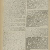 1280 - Page 1282 - Séance de la Société de neurologie (7 novembre 1901). M. Babinski : Hystérie / Une polynévrite, d'apprécier le rôle exact de la moelle. M. Londe / MM. Cestan et Lejonne : Deux myopathiques / M. Apert : Ankyloses généralisées de la colonne vertébrale et de la totalité des membres / M. Touche : Hémiplégie avec hémianesthésie et hémichorée / M. Guillain : Porose cérébrale / MM. Maurice Faure et Laignel-Lavastine : Lésions cadavériques des cellules nerveuses / L'étude du névraxe d'un anencéphale : MM. Vaschide et Turpas / M. Chipault : Quinze nouveaux cas d'élongation trophique