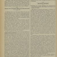 1310 - Page 1312 - Clinique obstétricale. Diagnostic des grossesses gémellaires ; par M. Maygrier... / Séance de la Société médicale des hôpitaux 22 novembre 1901. M. Merklen : Mal de Pott cervical / M. Hirtz : Diplégie faciale périphérique / M. Danlos : 1° Des gommes du sterno-mastoïdien ; 2° Des maculatures atrophiques / M. Toulouse : Administration du bromure après chaque accident épileptique / Médecine pratique. Traitement de la stase gastrique avec hypersécrétion par le tube évacuateur, sans lavage, suivi d'injection de poudre de viande