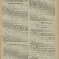 1311 - Page 1313 - Médecine pratique. Traitement de la stase gastrique avec hypersécrétion par le tube évacuateur, sans lavage, suivi d'injection de poudre de viande / Les cures de fruit et de petit lait / Du touraillon d'orge en thérapeutique / Faculté de médecine de Paris. (Actes du 2 au 7 décembre 1901). Examens de doctorat