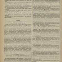1312 - Page 1314 - Faculté de médecine de Paris. (Actes du 2 au 7 décembre 1901). Examens de doctorat / Thèse soutenues à la Faculté de médecine de Paris pendant l’année scolaire 1900-1901 / Chronique et nouvelles scientifiques. Le Jubilé scientifique de M. Berthelot / Hôpitaux de province / Marine / La Pouponnière / Nécrologie