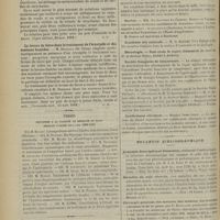 1320 - Page 1322 - Revue de la presse. Thérapeutique. Du vanadium en thérapeutique ; son association à la strychnine. (Lyon médical, 10 nov. 1901) / La levure de bière dans le traitement de l'érysipèle et des eczémas humides. (Normandie méd., 15 nov. 1901) / Thèses soutenues à la Faculté de médecine de Paris pendant l'année scolaire 1900-1901 / Chronique et nouvelles scientifiques. Hôpitaux de Paris / Marine / Académie des sciences / Nécrologie / Société française de tempérance / Conférences cliniques / Bulletin bibliographique
