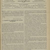 1335 - Page 1337 - Sommaire / La pérennité de l'agrégation des Facultés de médecine