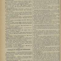 1340 - Page 1342 - Faculté de médecine de Paris. (Actes du 9 au 14 décembre 1901). Examens de doctorat / Chronique et nouvelles scientifiques. Hôpitaux de Paris / Écoles de médecine / Distinctions honorifiques / Marine / Syndicat des médecins de la Seine / Les femmes médecins sont-elles heureuses ? / Nécrologie