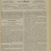 1351 - Page 1353 - Sommaire / Revue générale. Pathogénie des anévrysmes de l'aorte. Par M. L.-M. Bonnet... I. Exposé des théories