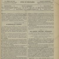 1371 - Page 1373 - Sommaire / Le centenaire de l'internat / Sur quelques symptômes intéressants au point de vue de la physiologie pathologique déterminés par des lésions circonscrites de l'encéphale consécutives à un traumatisme par balle ; par M. J. Toubert...