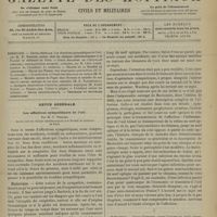 1379 - Page 1381 - Sommaire / Revue générale. Les affections sympathiques de l'oeil. Par M. F. Terrien... Historique / I. Définition