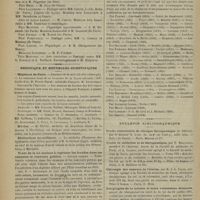 1404 - Page 1406 - Académie des sciences / Chronique et nouvelles scientifiques. Hôpitaux de Paris / Marine / Distinctions honorifiques / Texte de la loi tendant à réprimer les fraudes dans les examens et concours publics / Les éloges prononcés à l’Académie de médecine / Bulletin bibliographique