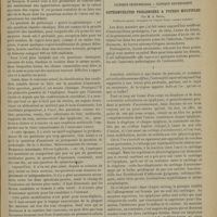 1421 - Page 1423 - Le concours de l'internat / Clinique chirurgicale. - Clinique Baudelocque. Ostéomyélites prolongées à foyers multiples ; par M. A. Broca...
