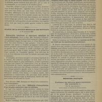 1427 - Page 1429 - Clinique chirurgicale. - Clinique Baudelocque. Ostéomyélites prolongées à foyers multiples ; par M. A. Broca... / Séance de la Société médicale des hôpitaux du 20 décembre 1901. Endocardite infectieuse et anévrysme embolique de l'aorte abdominale, MM. Huchard et Bergouignan / MM. Enriquez et Bauer : Difficultés d'interprétation d'une atrophie musculaire chez un tabétique / Syphilide pigmentaire exceptionnelle comme siège et comme étendue / M. Claude : Douleurs articulaires / Médecine pratique. Traitement des infections gastro-intestinales des nourrissons ; par M. Levi-Sirugue...