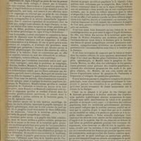 1439 - Page 1441 - Revue générale. Le signe pupillaire d'Argyll-Robertson ; sa valeur séméiologique; ses relations avec la syphilis. Par MM. R. Cestan... et Dupuy-Dutemps... IV. Étude du signe d'Argyll-Robertson dans les vésanies / V. Importance du signe d'Argyll au point de vue du pronostic