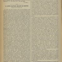 1002 - Page 976 - Essai sur la classification en psychiatrie ; par MM. Rémond... et Lucien Lagriffe... (A suivre) / La linite plastique (maladie de Brinton). D'après M. R. Tourlet